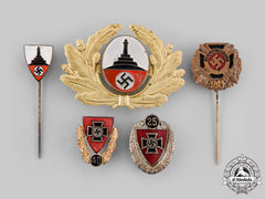 Germany, Third Reich. A Lot Of Veterans Group Badges
