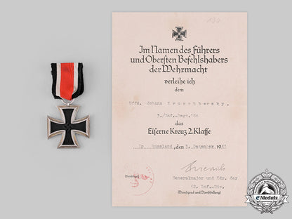 germany,_heer._a1939_iron_cross_ii_class_with_award_document_to_unteroffizier_johann_kruschbersky_ci19_0784