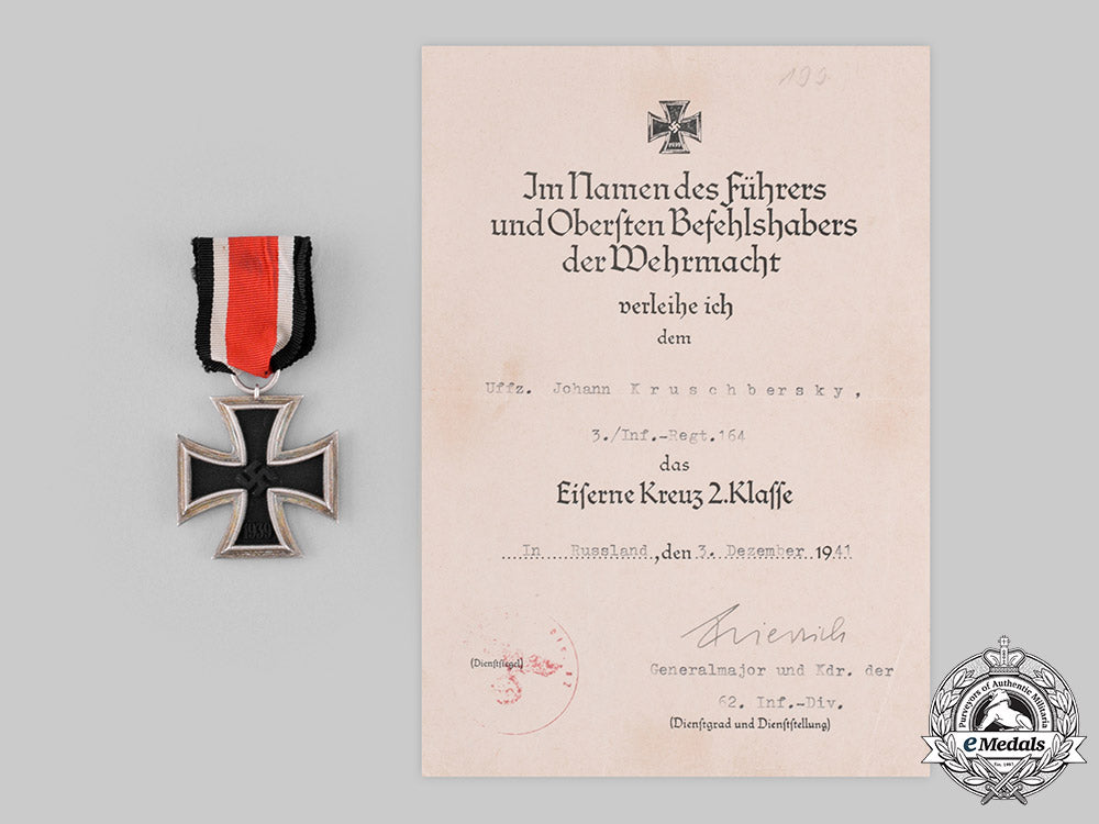 germany,_heer._a1939_iron_cross_ii_class_with_award_document_to_unteroffizier_johann_kruschbersky_ci19_0784