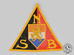 Netherlands, Nsb. A National Socialist Movement (Nsb) Flag Insignia