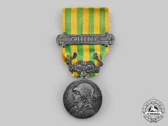 France, Iii Republic. A 1900-1901 China Medal With Clasp, C.1885