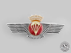Spain, Fascist State. An Air Force Parachutist's Qualification Badge, C.1950