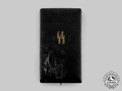 Germany, Ss. A Case For A 25 Year Long Service Cross, Wide Ribbon Version