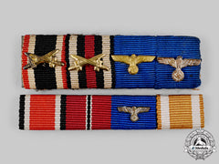 Germany, Wehrmacht. A Pair Of Medal Ribbon Bars