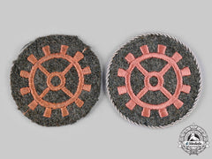 Germany, Heer. A Pair Of Motor Mechanic Specialist Sleeve Patches