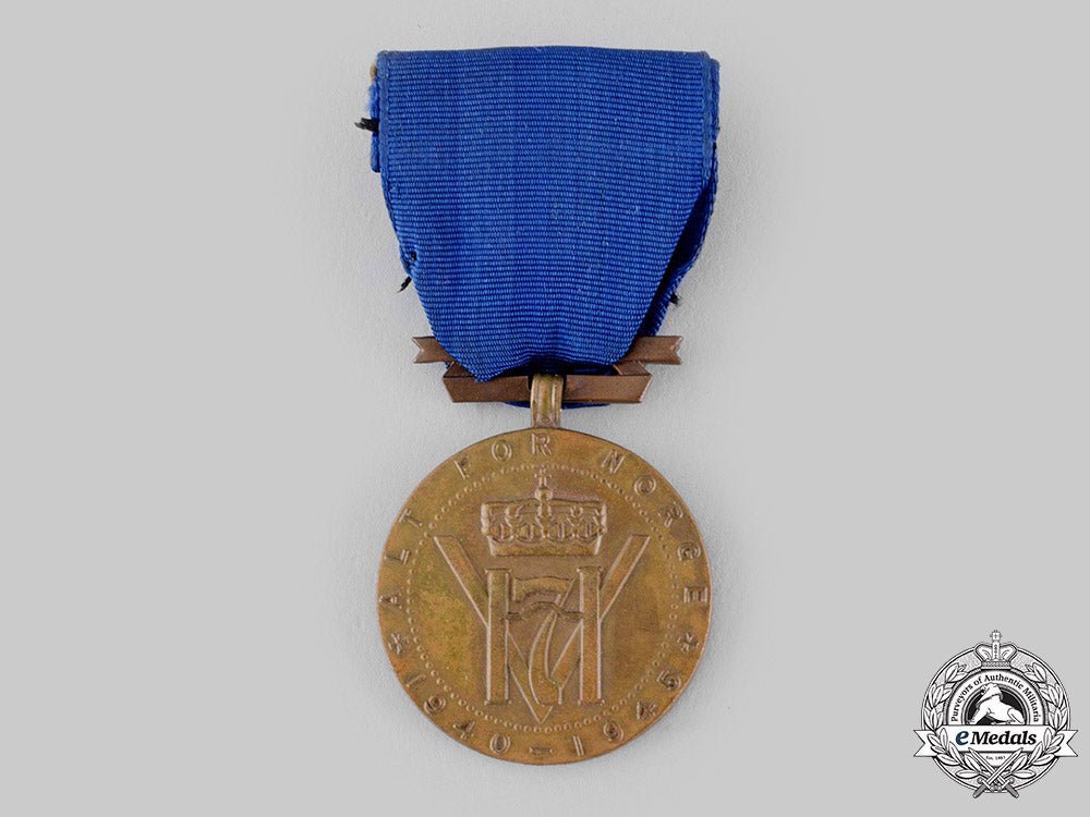 norway,_kingdom._a_king_haakon_vii_freedom_medal,_by_j.tosprup_ci19_1209