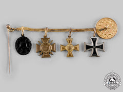 Germany, Weimar Republic. A 1914 Ek Miniature Medal Chain