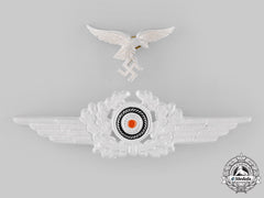 Germany, Luftwaffe. An Em/Nco’s Ii Pattern Visor Cap Eagle And Cockade