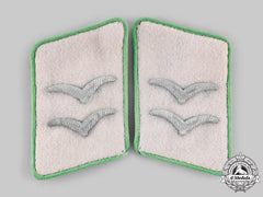 Germany, Luftwaffe. A Set Of 1St Fallschirm-Panzer Division Hermann Göring Radar Unit Unterfeldwebel Collar Tabs