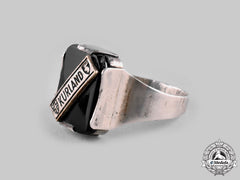 Germany, Third Reich. A Kurland Silver Campaign Ring