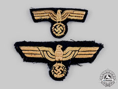 Germany, Kriegsmarine. A Breast Eagle & Cap Eagle