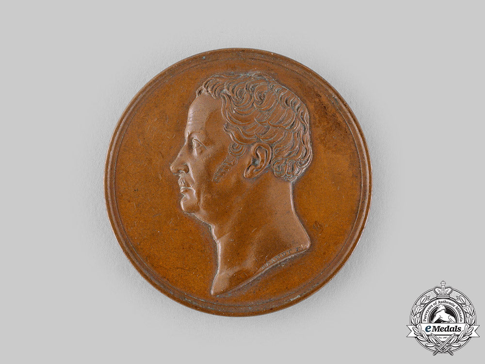 prussia,_kingdom._an1840_medallion_for_the_guard_corps_by_heinrich_franz_brandt_ci19_1333