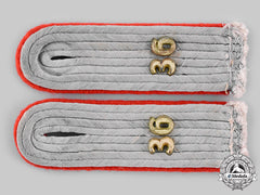 Germany, Heer. A Pair Of Artillery Leutnant Shoulder Boards