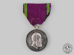 Saxe-Meiningen, Grand Duchy. A Saxe-Ernestine House Order, Silver Merit Medal, By Friedrich Ferdinand Helfricht