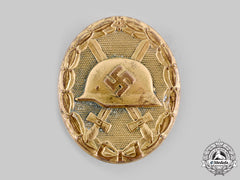 Germany, Wehrmacht. A Wound Badge, Gold Grade, By The Vienna Mint