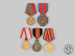 Belgium, Kingdom; Russia, Soviet Union. Five Awards & Decorations