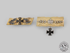 Germany, Imperial. A Pair Of First War Trench Art Badges