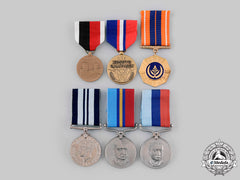 Rhodesia, South Africa, United Kingdom, United States. A Lot Of Six Medals