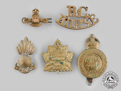 Canada, Commonwealth. A Lot Of Five Badges