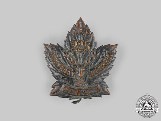 canada,_cef._a225_th_infantry_battalion"_kootenay_battalion"_cap_badge,_c.1916_ci19_1931_3