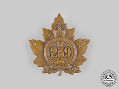 Canada, Cef. A 239Th Infantry Battalion "Railway Construction Corps" Cap Badge, By Birks, C.1916