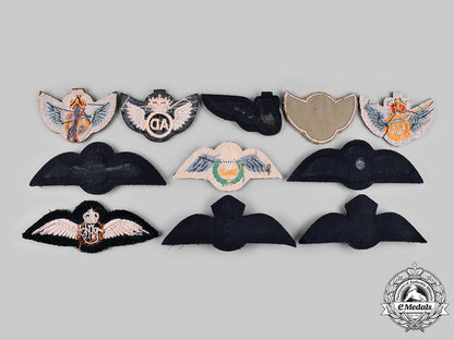 united_kingdom._a_lot_of_eleven_qeii_era_royal_air_force_and_royal_army_air_corps_badges_ci19_2105_2