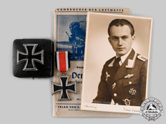 Germany, Luftwaffe. A Lot Of Awards & Documents To Ludwig Harm, Stuka Pilot, Eastern Front Kia