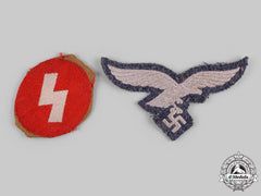Germany, Third Reich. A Pair Of Uniform Insignia