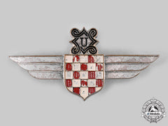 Croatia, Independent State. A Rare German Made Croatian Air Legion Insignia, C.1942