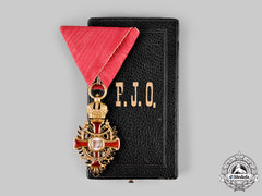 Austria, Imperial. An Order Of Franz Joseph, Knight's Cross In Gold With Case, By  V. Mayer’s Söhne, C.1890