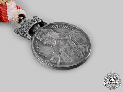 croatia,_independent_state._a_silver_medal_of_the_crown_of_king_zvonimir_with_oakleaves_ci19_2275_2_1_1