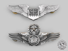 United States. Two United States Air Force Badges