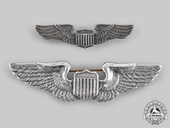 United States. Two Second War Army Air Force Pilot Badges