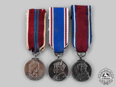 United Kingdom. Three Miniature Jubilee And Coronation Medals