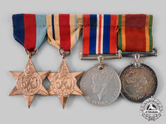 South Africa, Republic. An African Campaign Medal Group Of Four, To J.m. Laughton