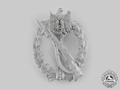 Germany, Wehrmacht. An Infantry Assault Badge, Silver Grade, By E. Ferdinand Wiedmann