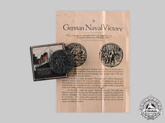 United Kingdom. A Lusitania Medallion With Carton