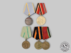 Russia, Soviet Union. Five Medals