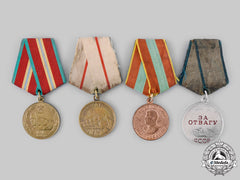 Russia, Soviet Union. Four Medals & Awards