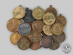 Russia, Soviet Union, Federation. A Lot Of Twenty-Two Medals