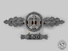 Germany, Luftwaffe. A Short Range Day Fighter Clasp, Gold Grade With 200 Hanger, By G.h. Osang