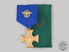 Germany, Ordnungspolizei. A 25-Year Long Service Medal With Case