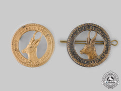 South Africa, Republic. Two South African General Service Army Cap Badges