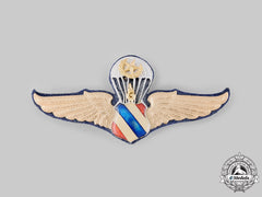 Thailand, Kingdom. A Master Parachutist Badge