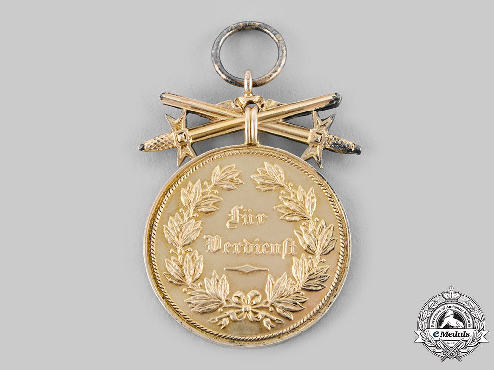 reuss,_principality._a_golden_merit_medal_of_the_princely_honour_cross,_with_swords_ci19_3154_1