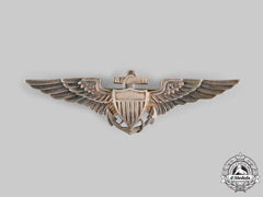 United States. A Naval Aviation Enlisted Man's Pilot Wing, By Robbins, C.1940