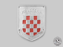 Croatia, Independent State.  An Italian-Croatian Legion Badge, C.1940