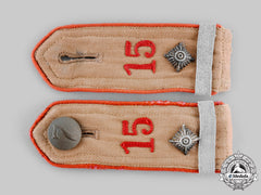 Germany, Hj. A Set Of Oberkameradschaftsführer Bann 15 Shoulder Straps