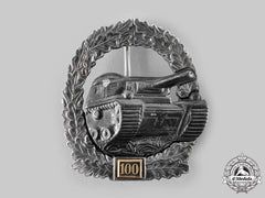 Germany, Federal Republic. A Panzer Assault Badge, Special Grade For 100 Engagements, 1957 Version