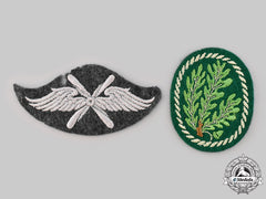 Germany, Wehrmacht. A Pair Of Uniform Insignia